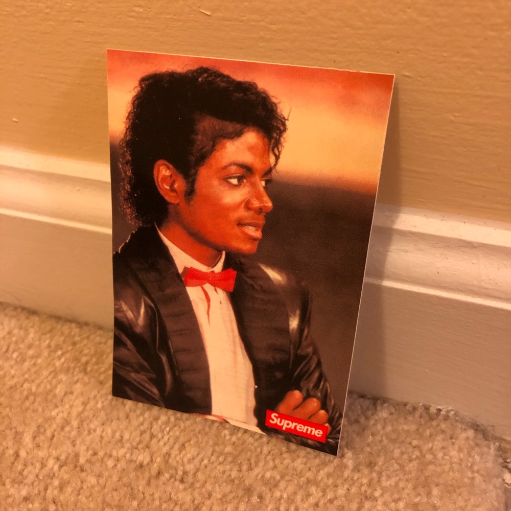 Rare Michael Jackson Supreme Sticker